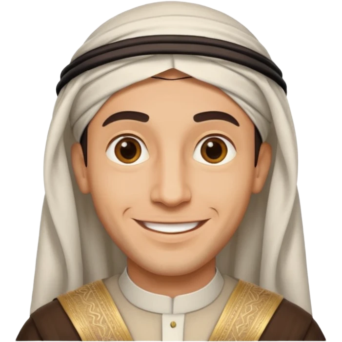 Gülen arap emoji