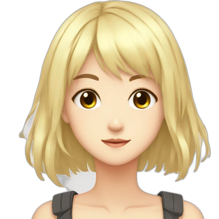Anime girl zet emoji