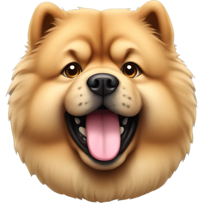 Chow chow dog  emoji
