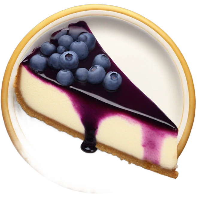 Blueberry Cheesecake  emoji