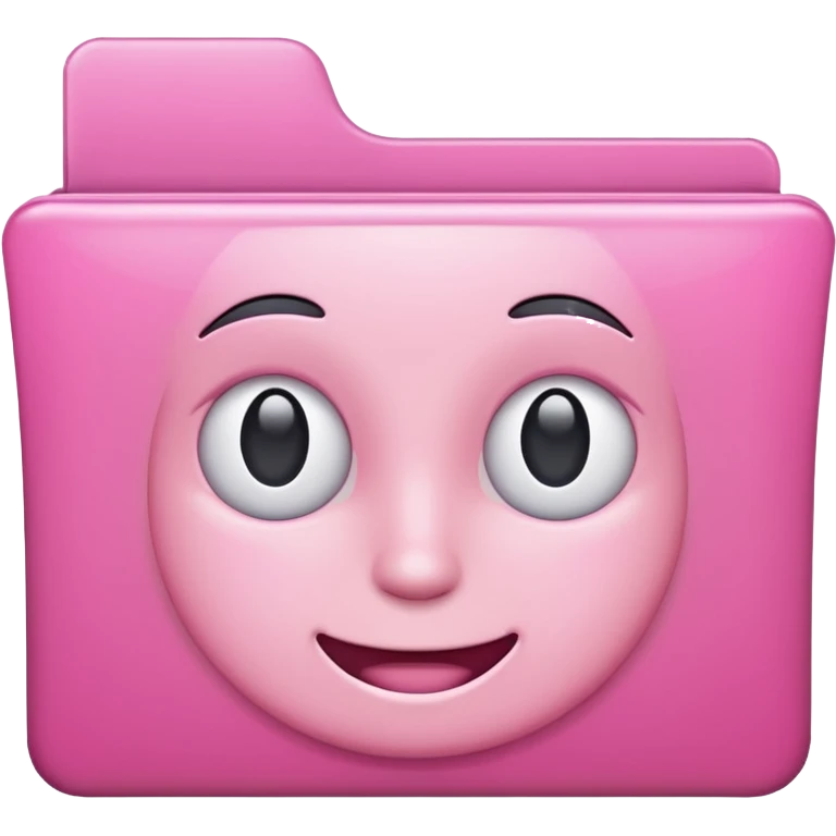 mix pink forward facing folder emoji