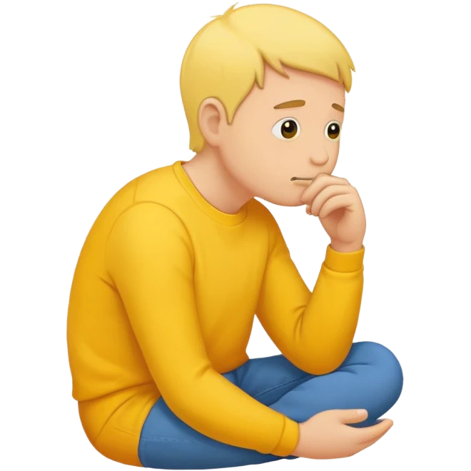 a slow thinker sticker emoji
