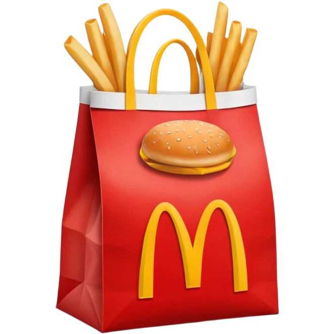 Mcdonald’s bag emoji
