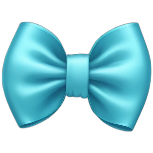 Light blue bow emoji