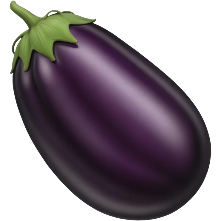 black eggplant emoji