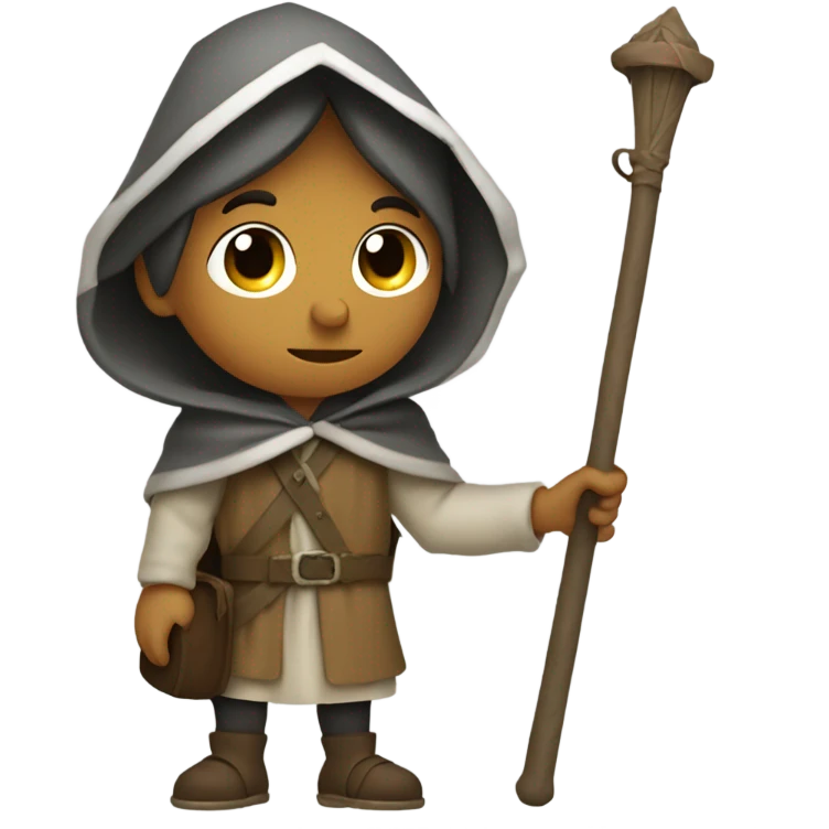 young medieval pilgrim emoji