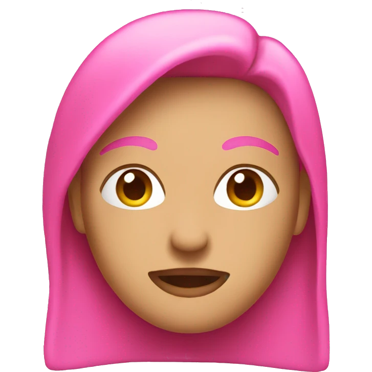 iPhone pink emoji