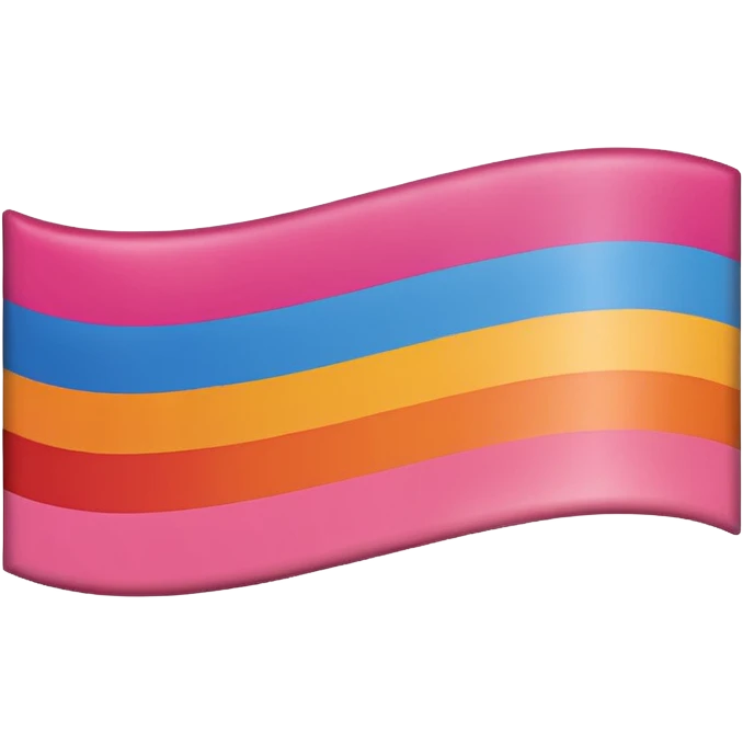 Lesbian flag emoji