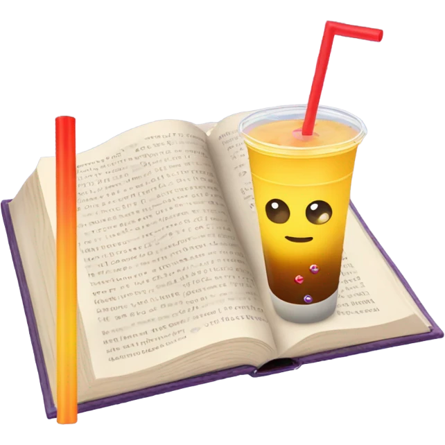 Bible and Boba Tea emoji