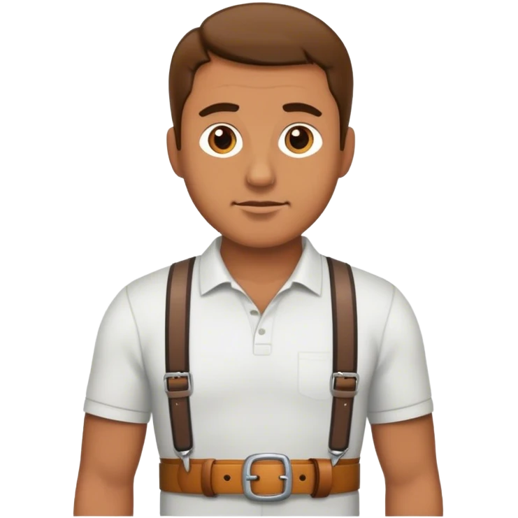 father with a belt emoji