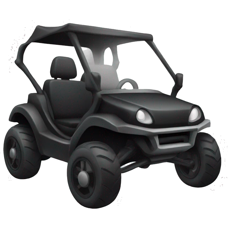 Black buggy  emoji