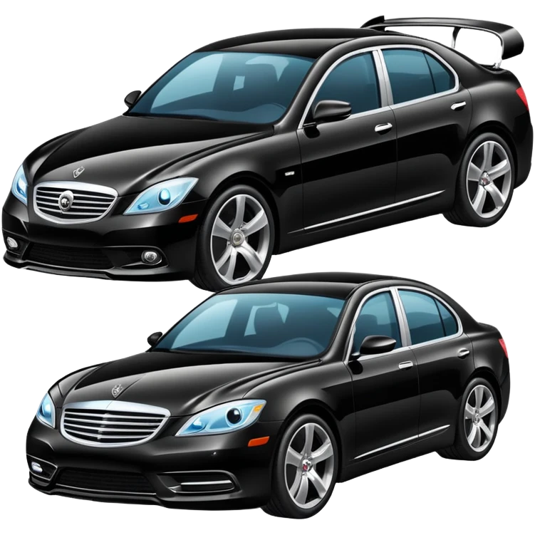 Luxury blck car emoji