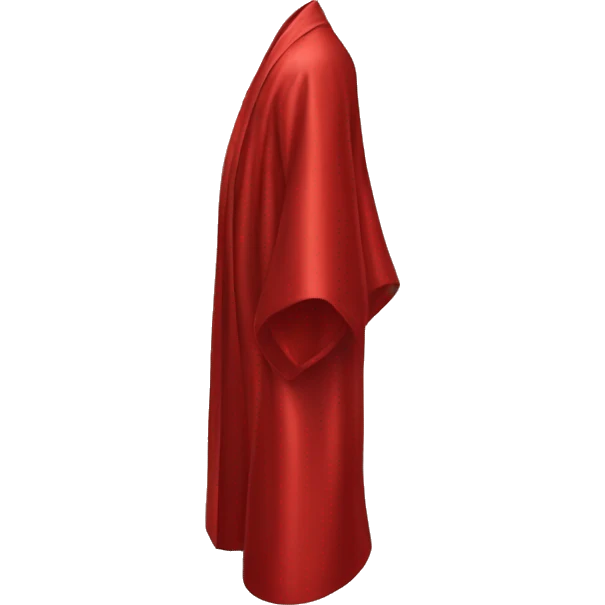 Red silk robe emoji