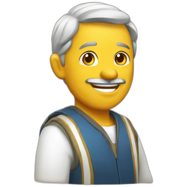 Happy merchant emoji
