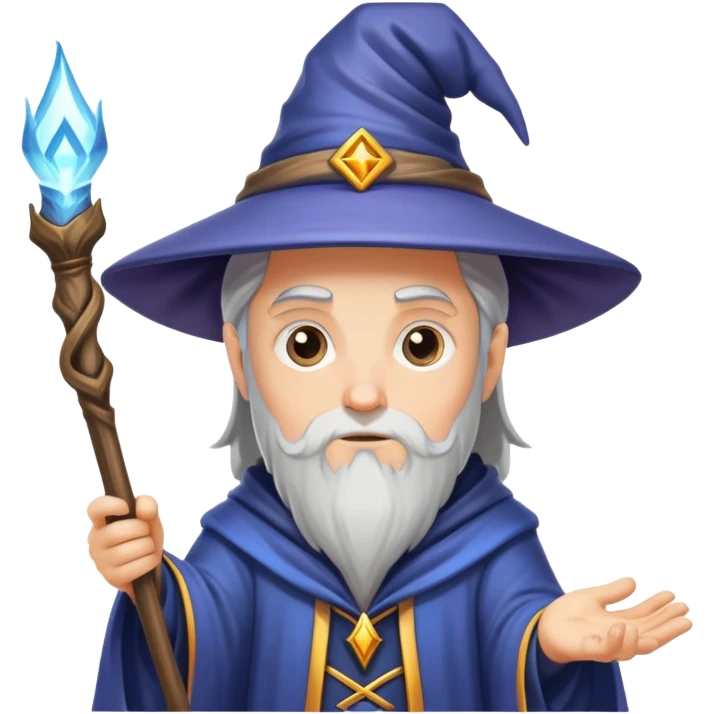 Wizard casting spells emoji
