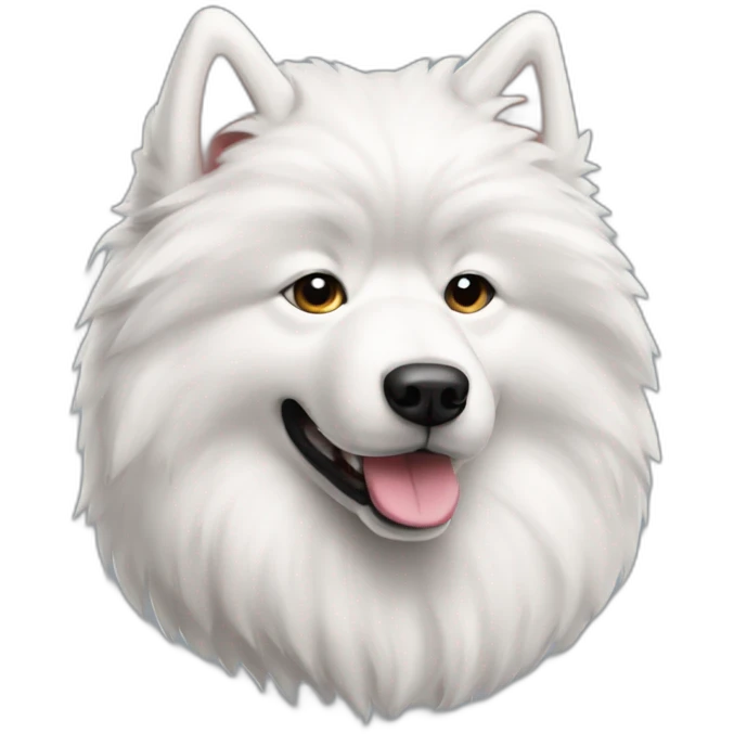 Accounting samoyed emoji