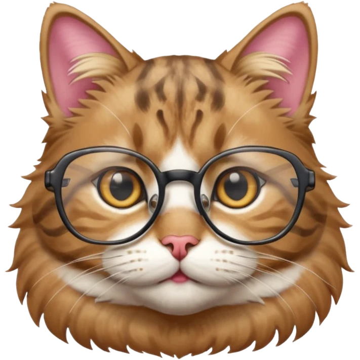 Gato óculos emoji