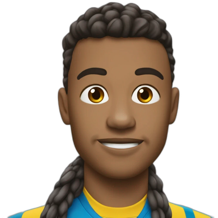 Mbapé avec le mallio de l’om emoji