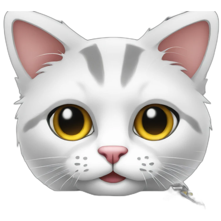 DJ cat with turntable emoji