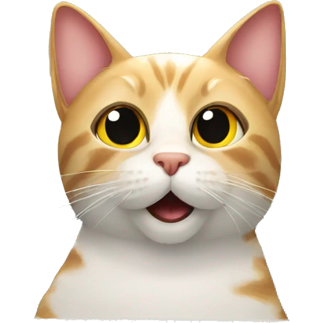 Cat on an airplane with christmas lights emoji