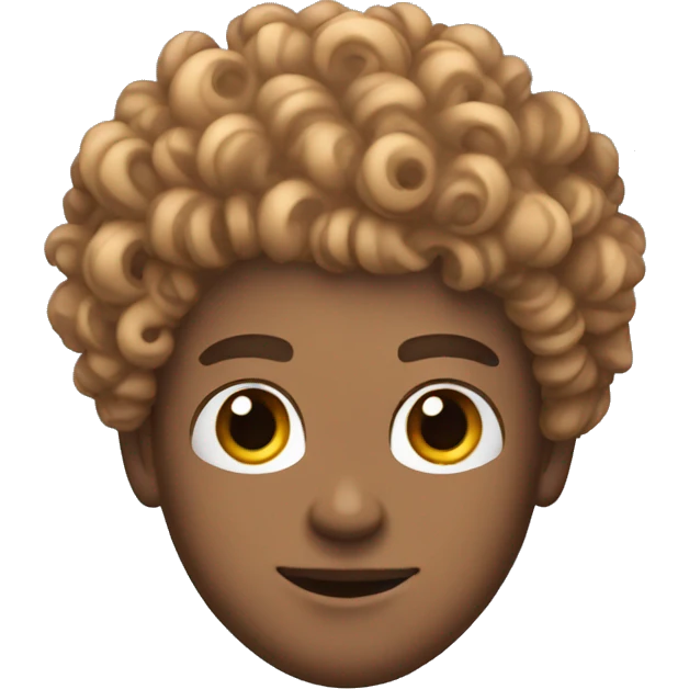 football player with curly emoji