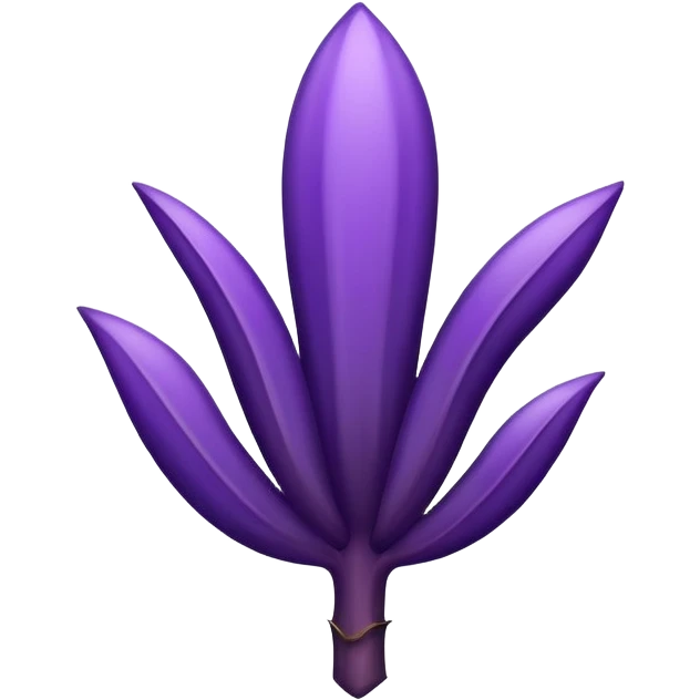 UBE root, iconic and minimal, clean and modern, brand logo feel emoji
