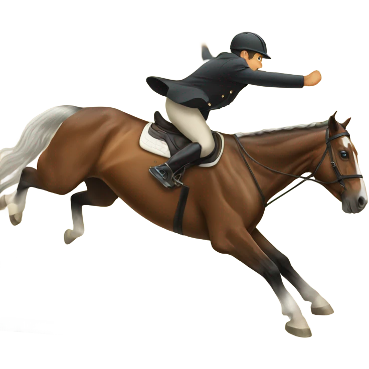 horse jumping  emoji