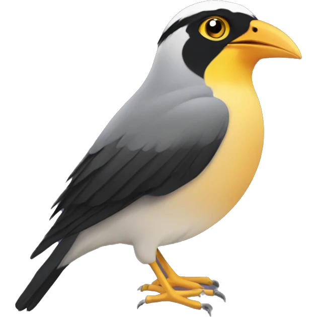 Mynah bird emoji