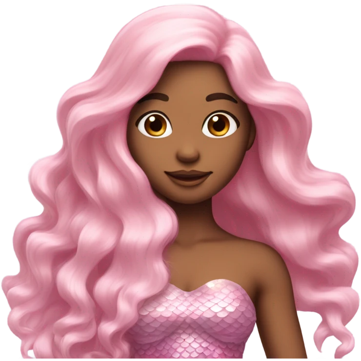 pastel pink mermaid emoji