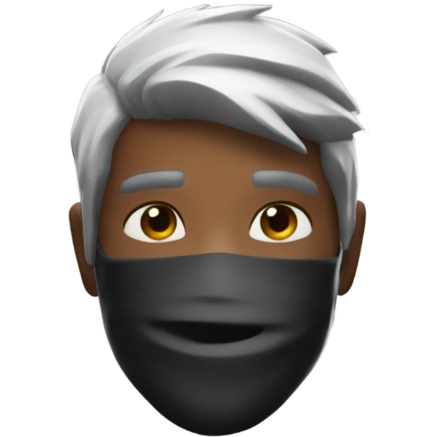 Ninja from fortnite with a low taper fade emoji