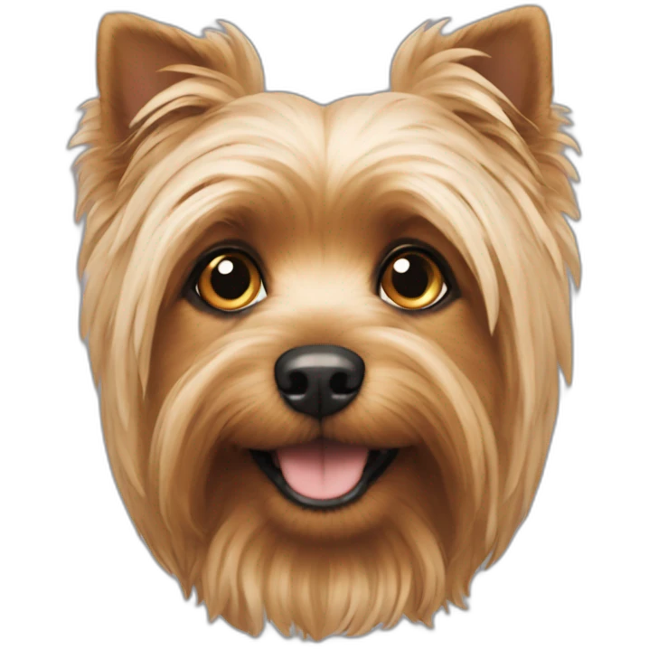 Perro yorkshire emoji