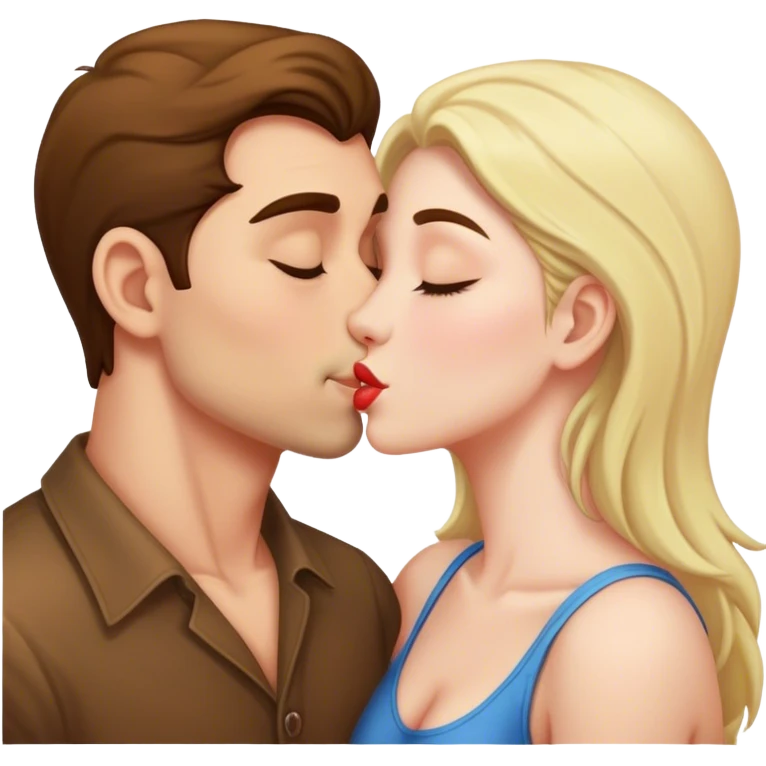 mann und frau küsse' emoji