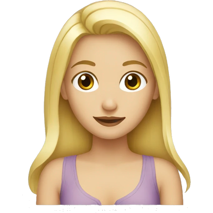 Blonde girl emoji