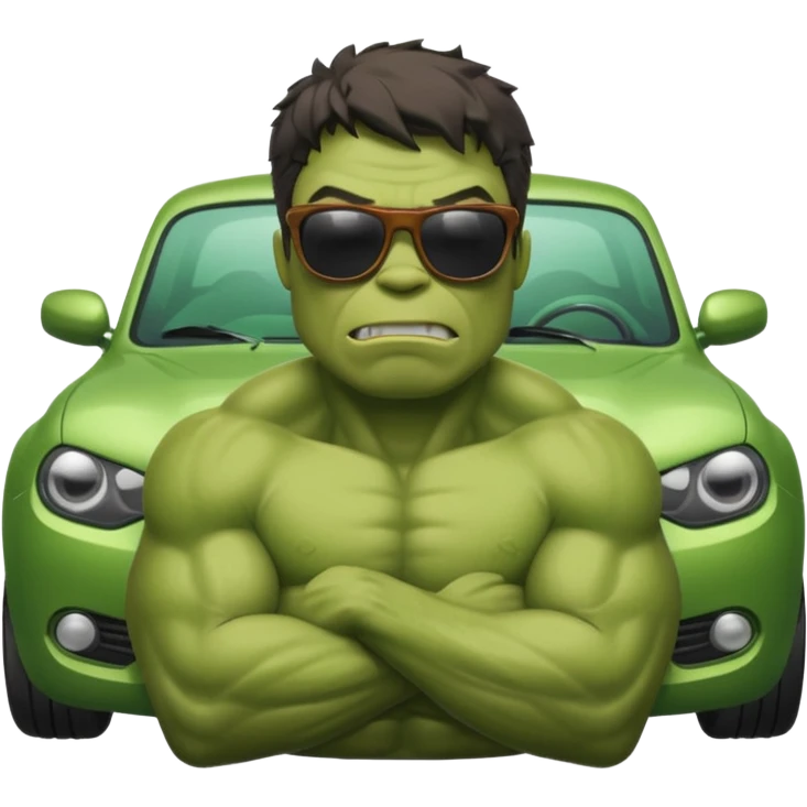 hulk lavando carro emoji