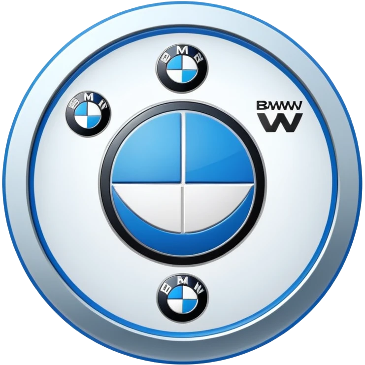 create an emoji of bmw logo so that i can copy and paste emoji