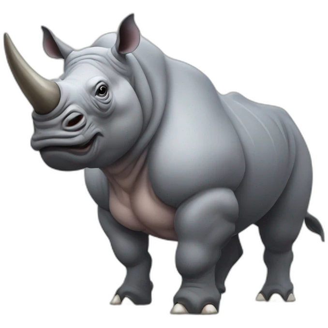 muscle rhino emoji