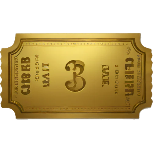 golden ticket emoji