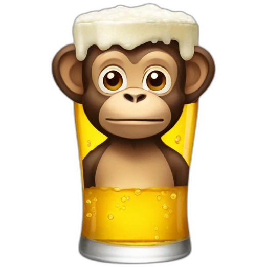 Monkey piss beer emoji