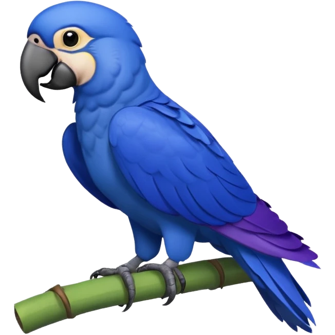 Hyacinth macaw emoji
