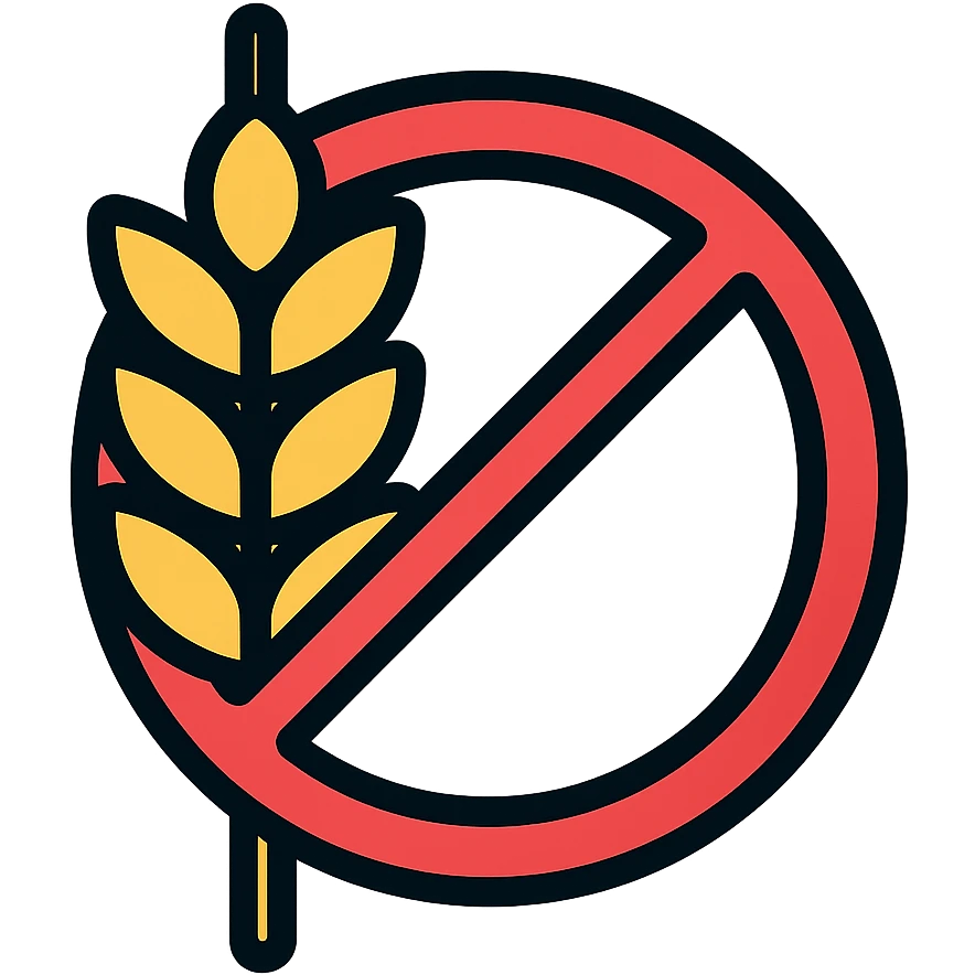 wheat stalk with a red slash through it emoji