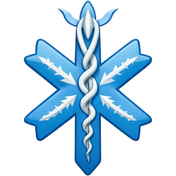 medical star of life (rod of Asclepius) symbol emoji