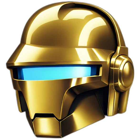 Daft punk gold emoji
