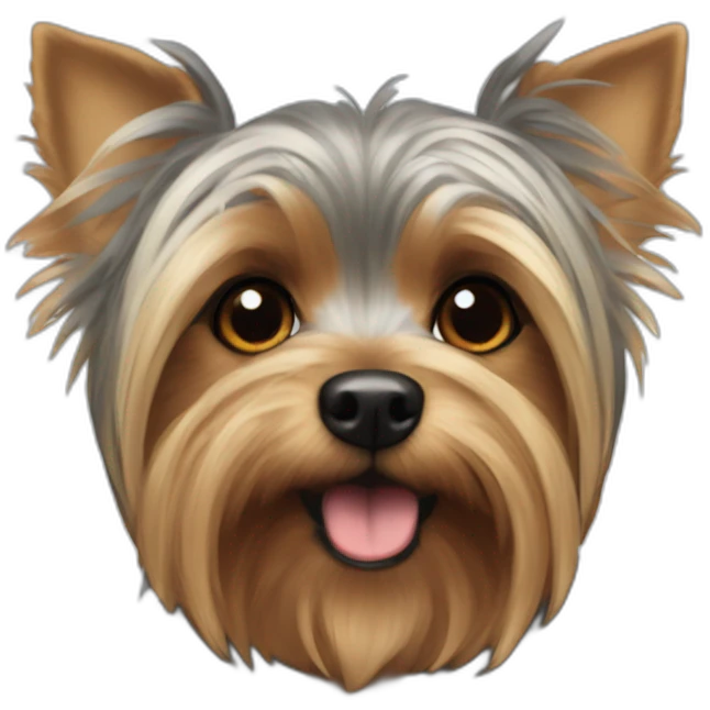 yorkshire terrier crossed with a griffon emoji