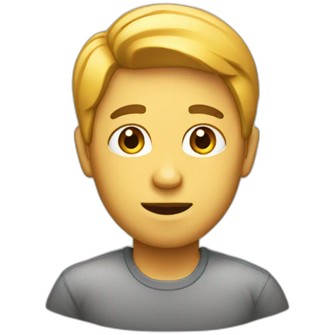 person thikning emoji