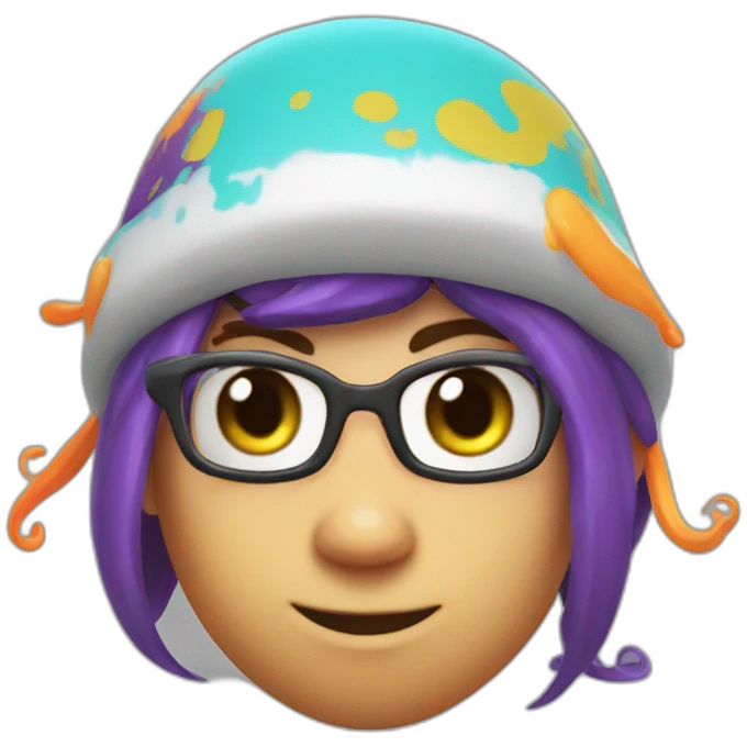 Inkling splatoon emoji