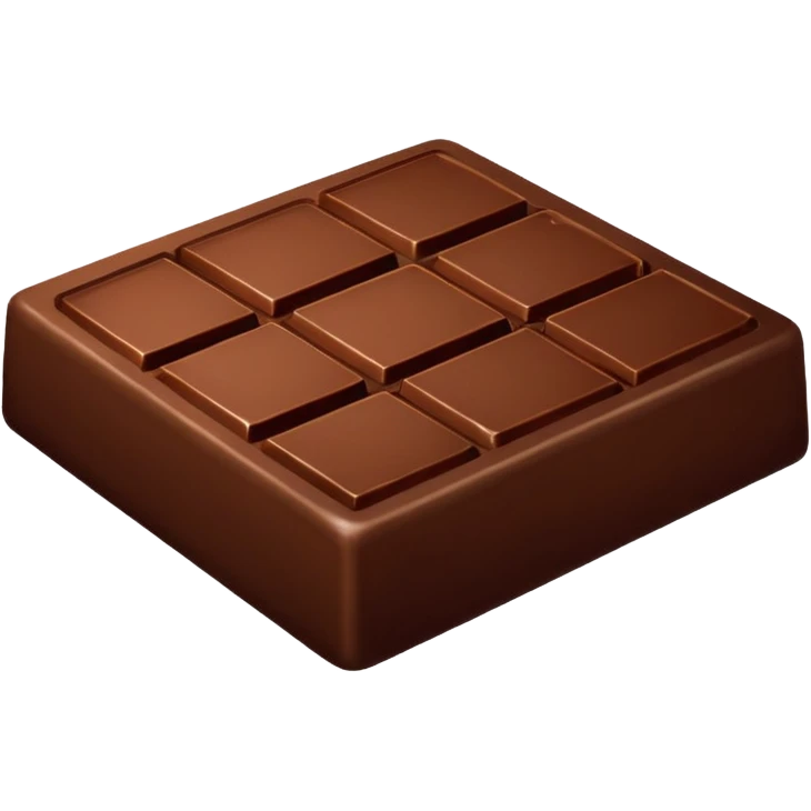 square chocolate piece emoji