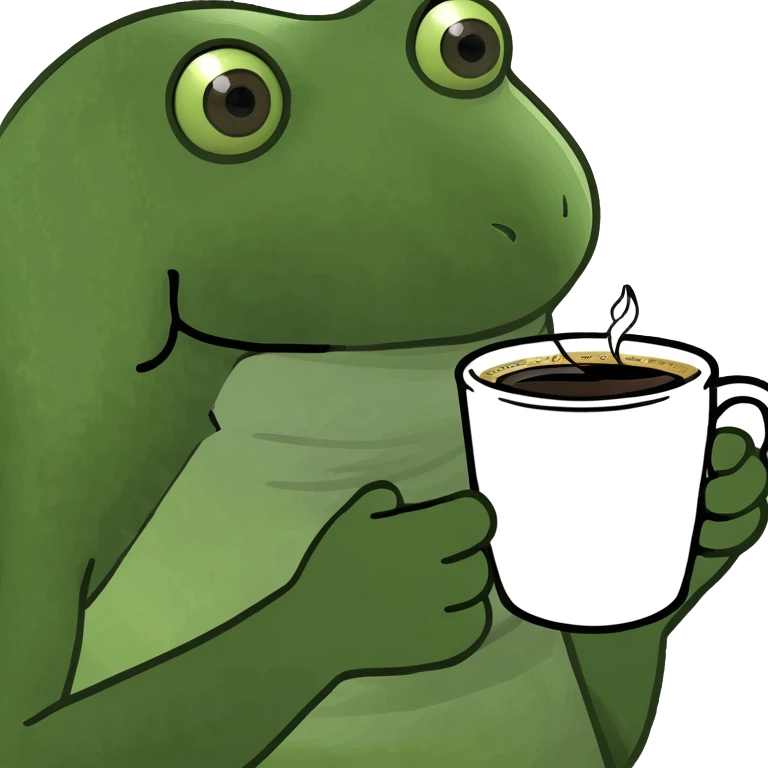 A coffee cup emoji