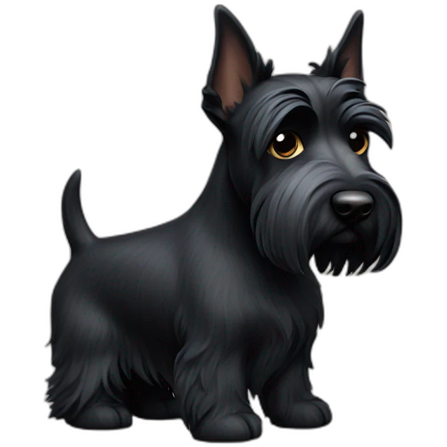 Scottish terrier bum emoji
