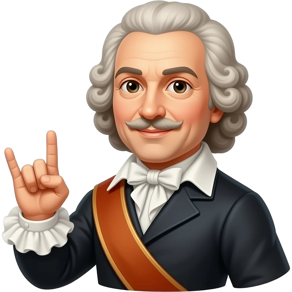 Antonio Vivaldi with 🤘 emoji