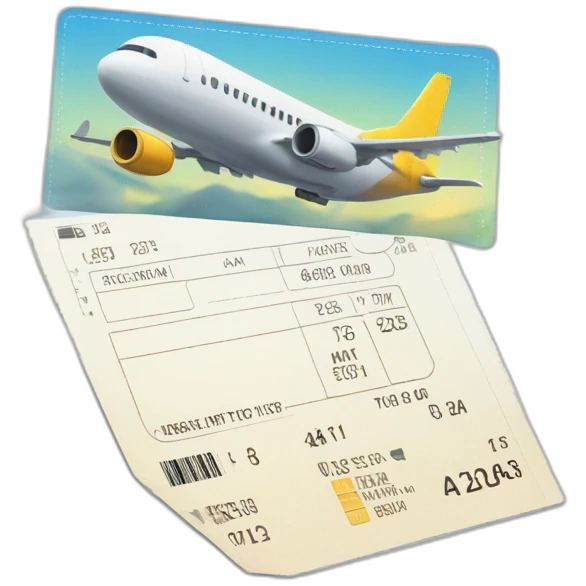 airline ticket emoji